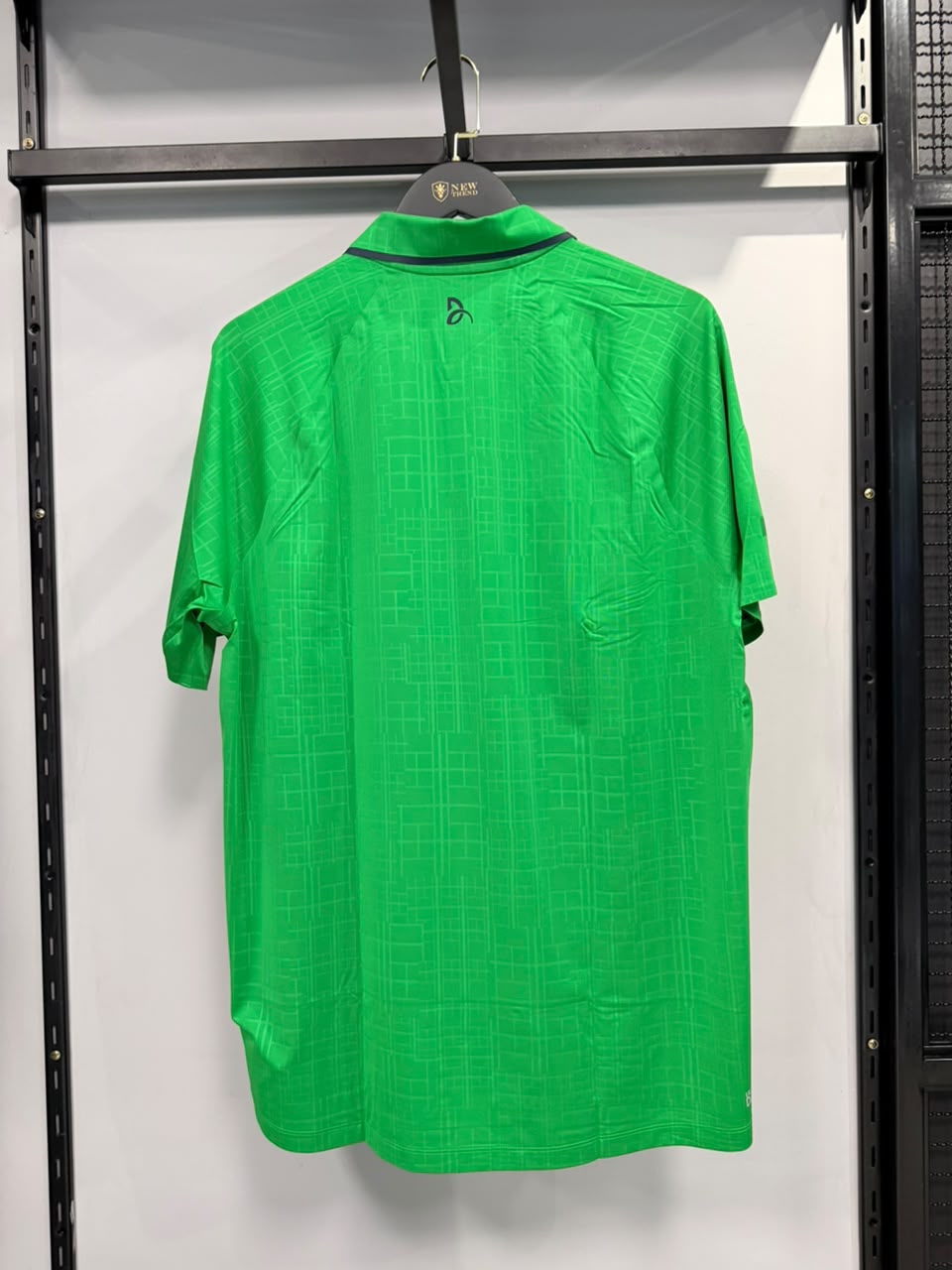 Polo Lacoste Sport Verde Quadriculada foto 2