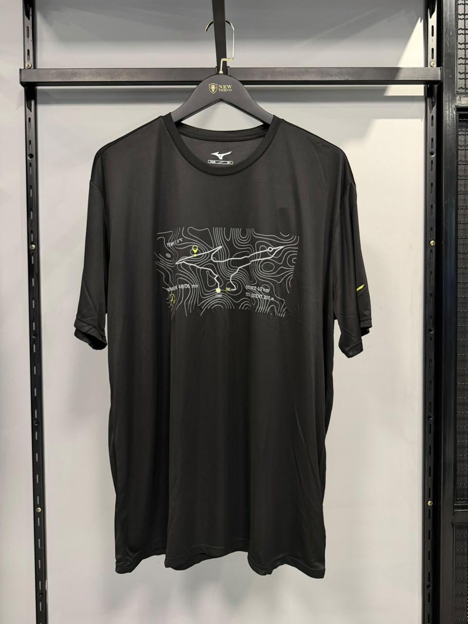 Camiseta Mizuno Graphic TR Masculina - Preto