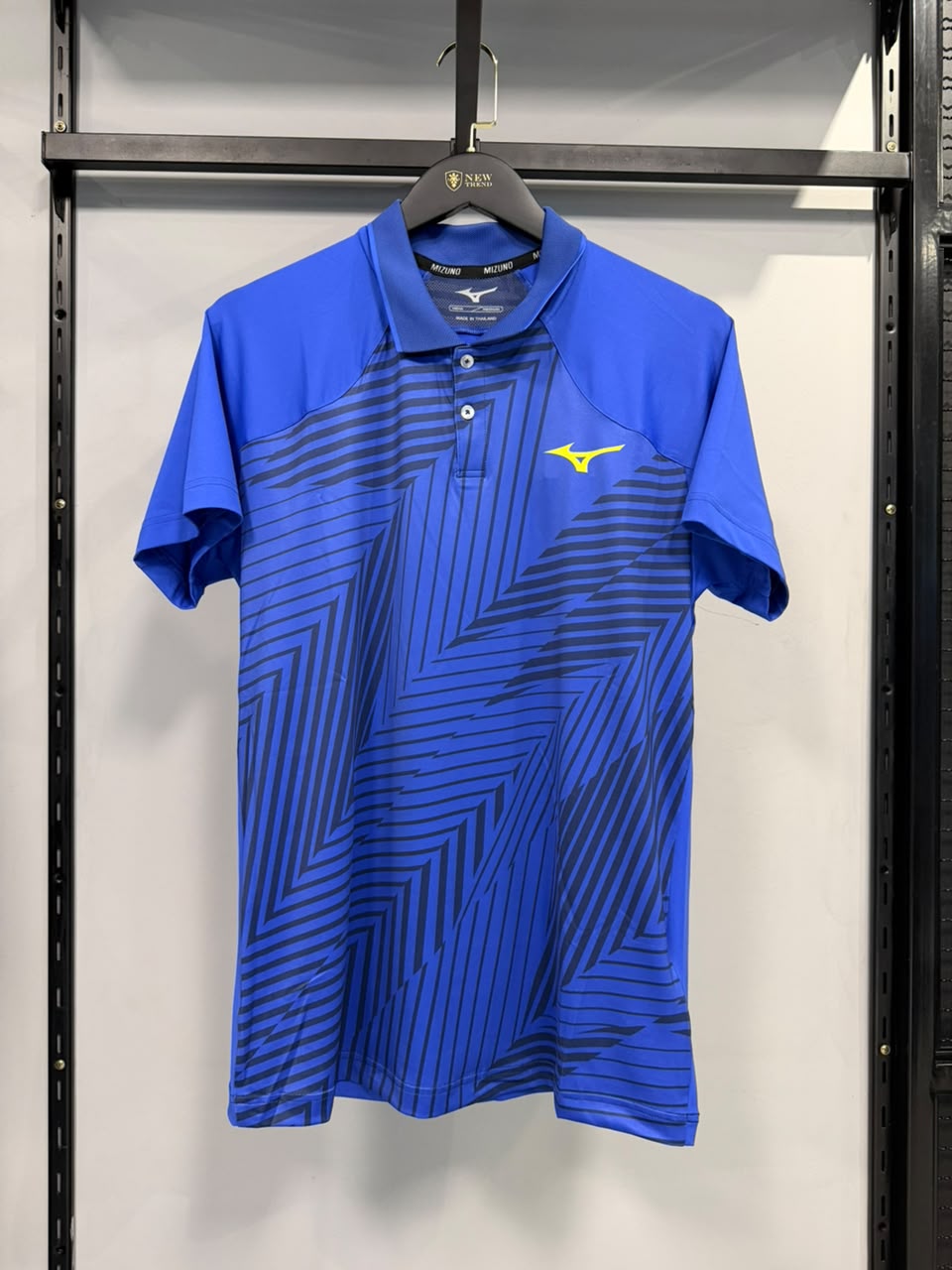 Polo Mizuno Stargazer Shadow Masculina Azul